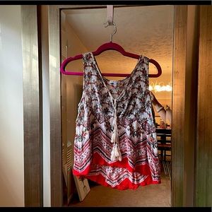 Patrons of Peace BOHO style tank top